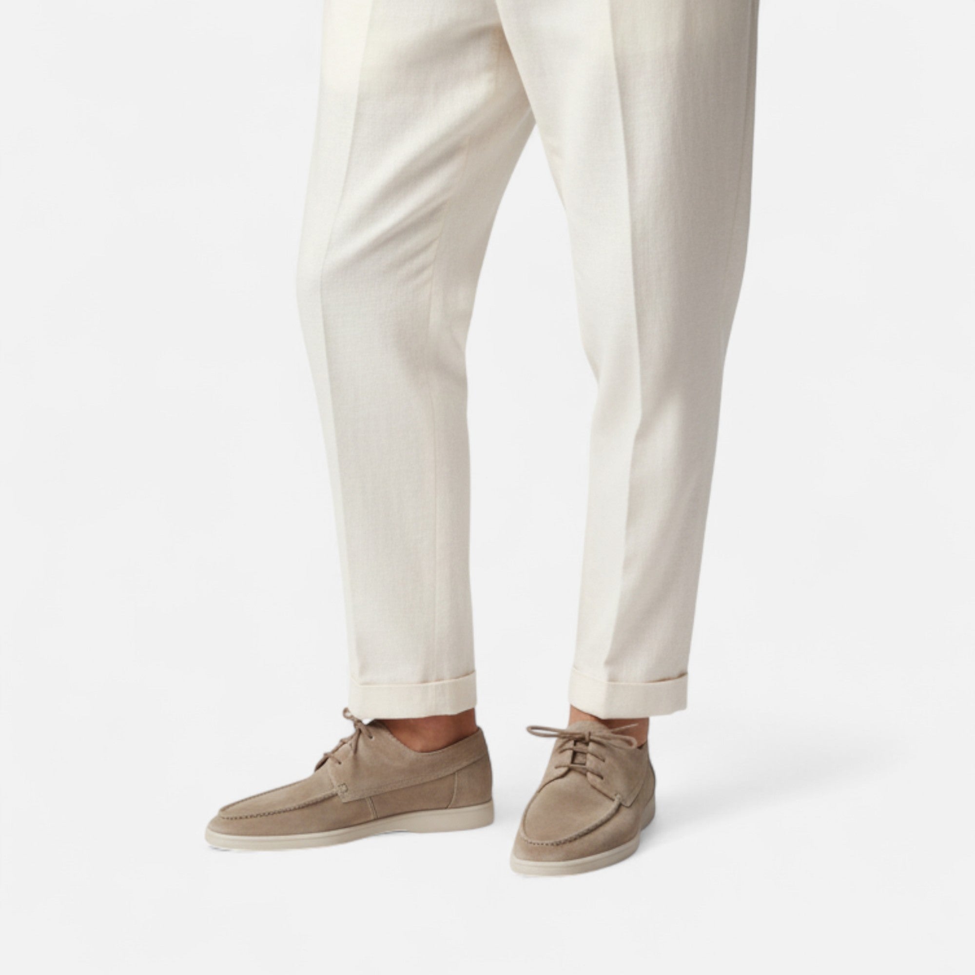 Limoha | Mocassin daim à lacets