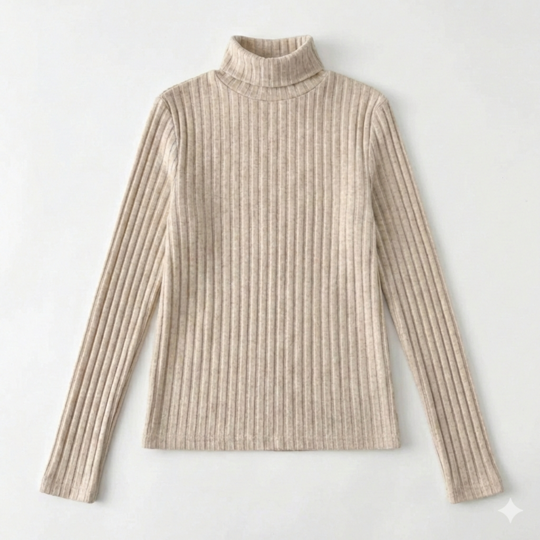 Limoha | Pull col roulé rayé