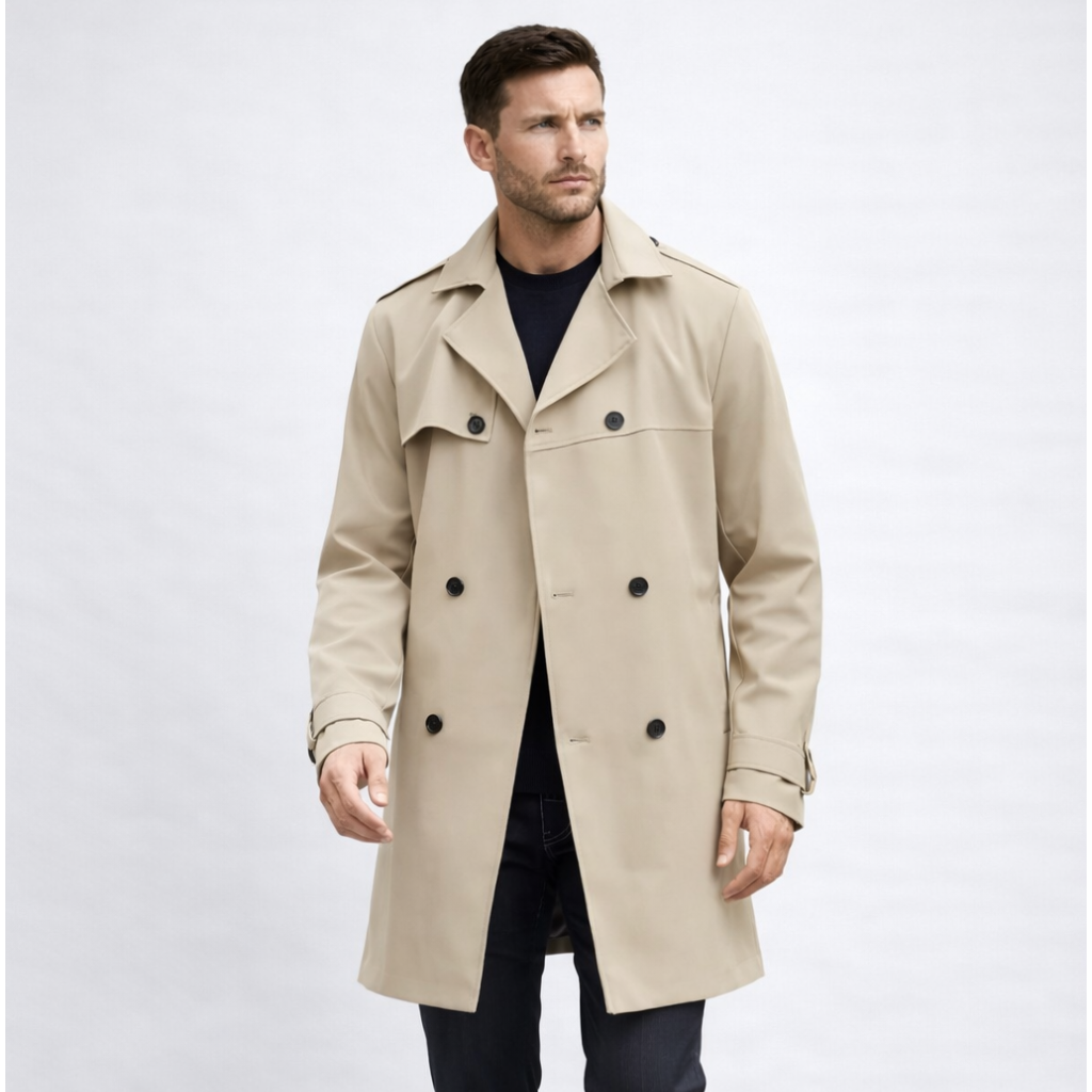 Limoha | Trench mi-long coupe-vent